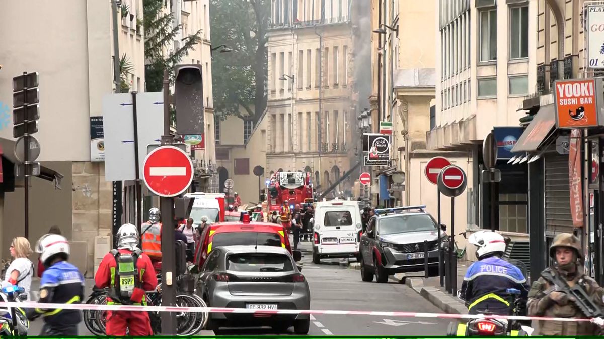 Une puissante explosion de gaz a secoué Paris, une maison s’est effondrée